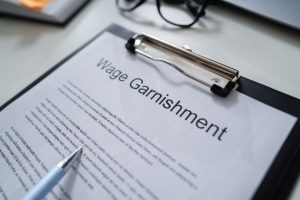 wage garnishment document